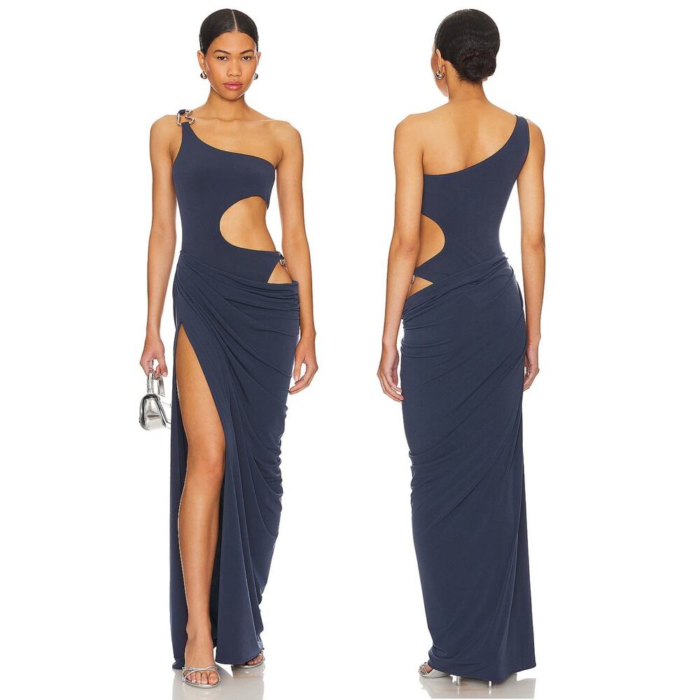 NBD Ainsleigh Maxi Dress One Shoulder Party Formal Gala Cocktail Prom XS